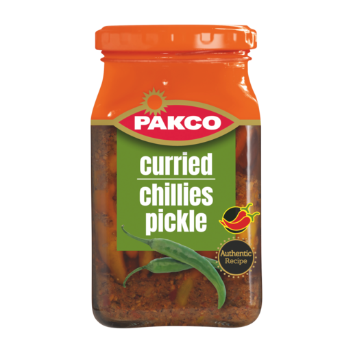 Packo Curried Chillies 385g