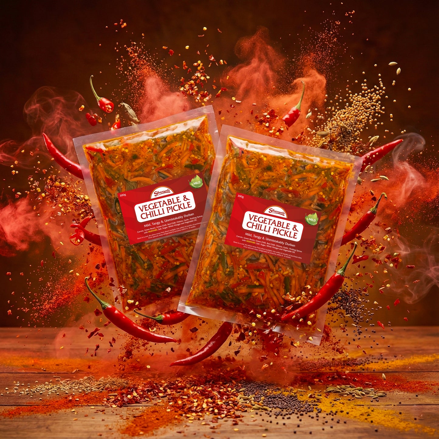 Vegetable and Chilli Pickle 300g